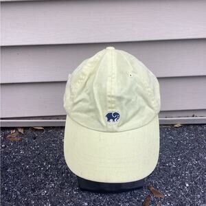 Ivory Ella Women's Adjustable Hat Baseball Cap Cotton Pastel Yellow Elephant